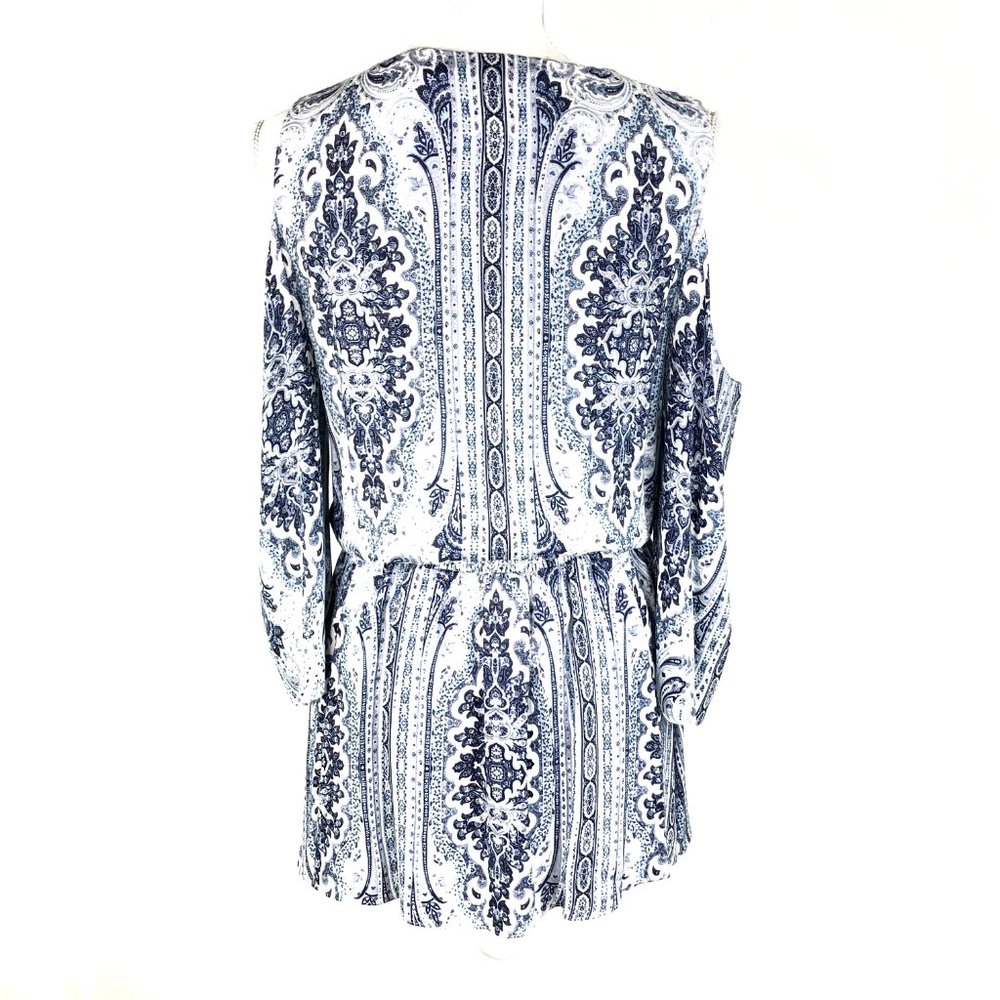 Alice + Olivia Palace Paisley Cold Shoulder Dress - Picture 6 of 11